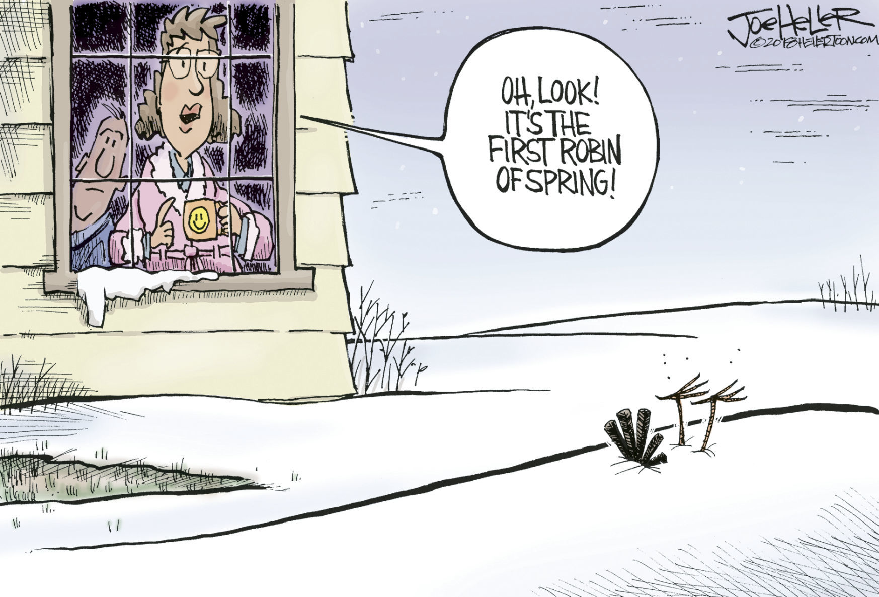 First Robin by Joe Heller